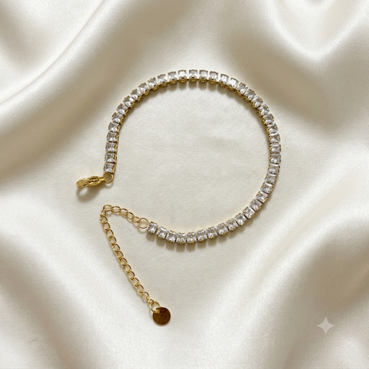 Square Tennis Bracelet