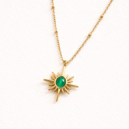 Emerald Solara Necklace
