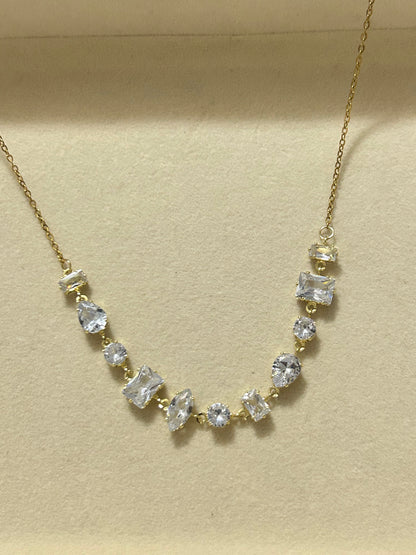 Crushed Diamond Necklacw