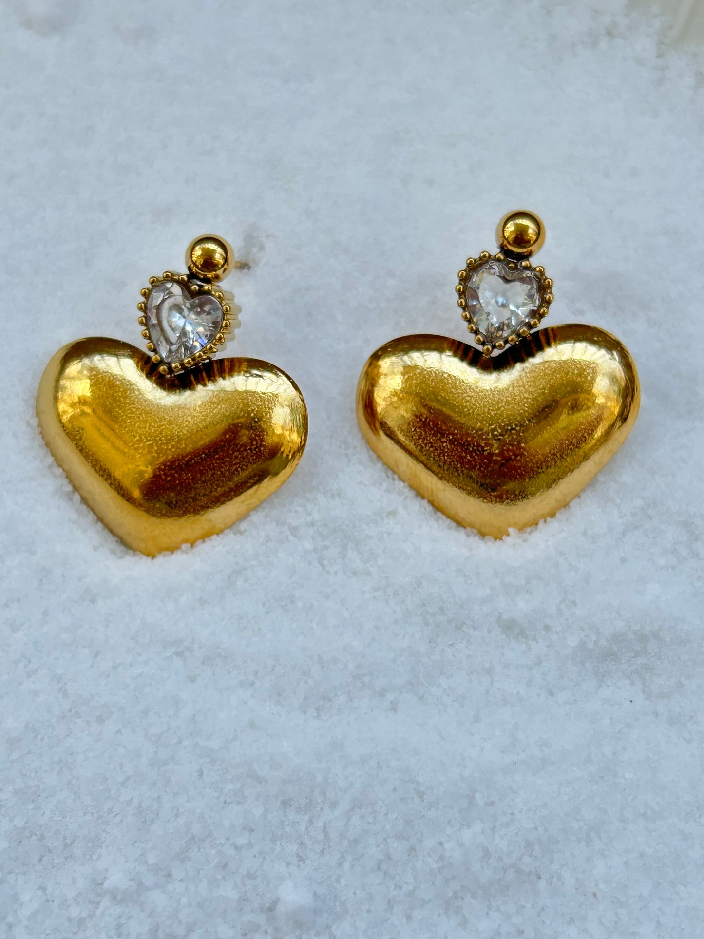 Heart Drop Earrings