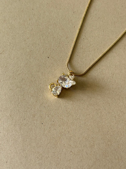Diamond Kitten Necklace