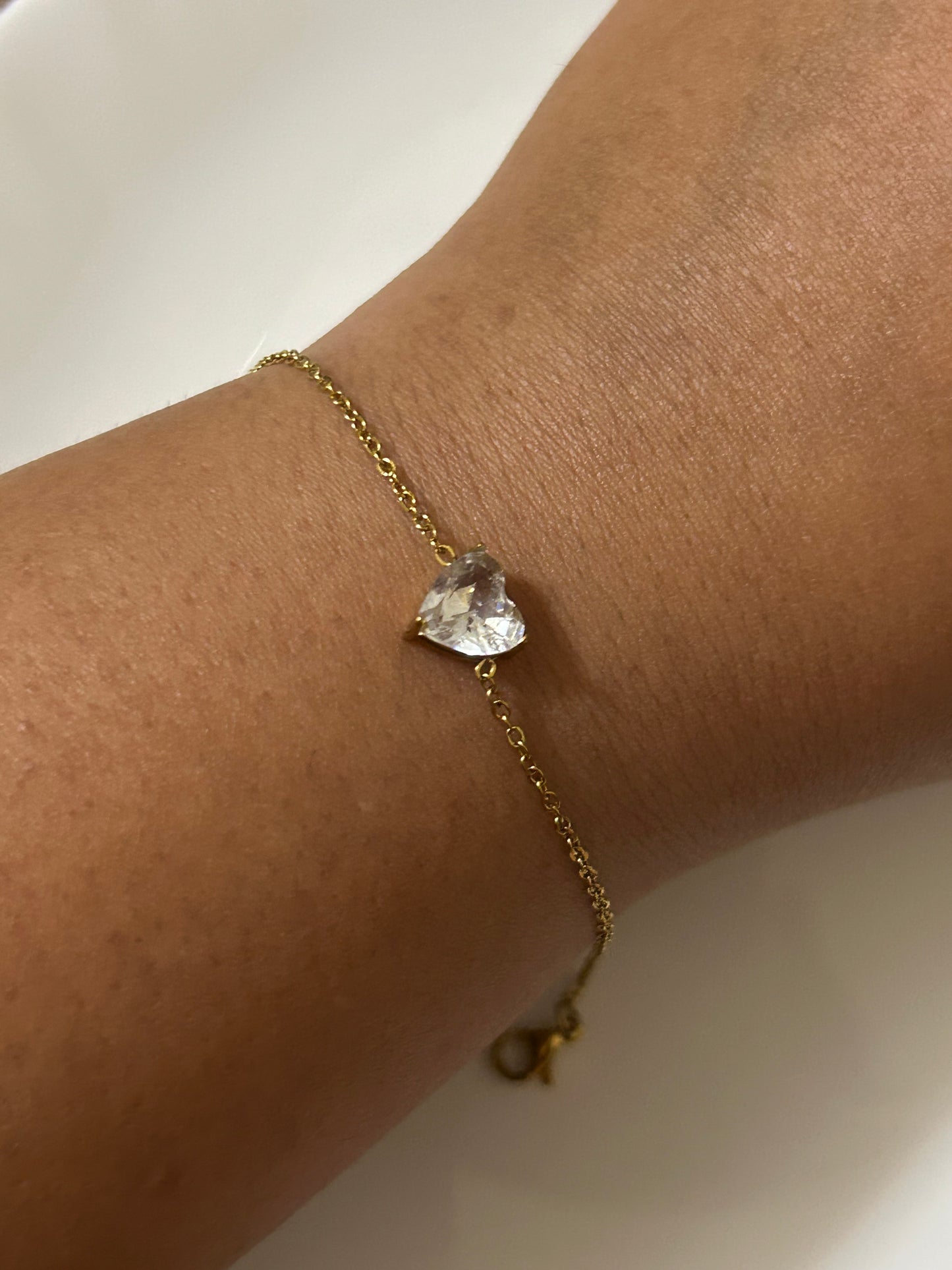 Heart Diamond Bracelet