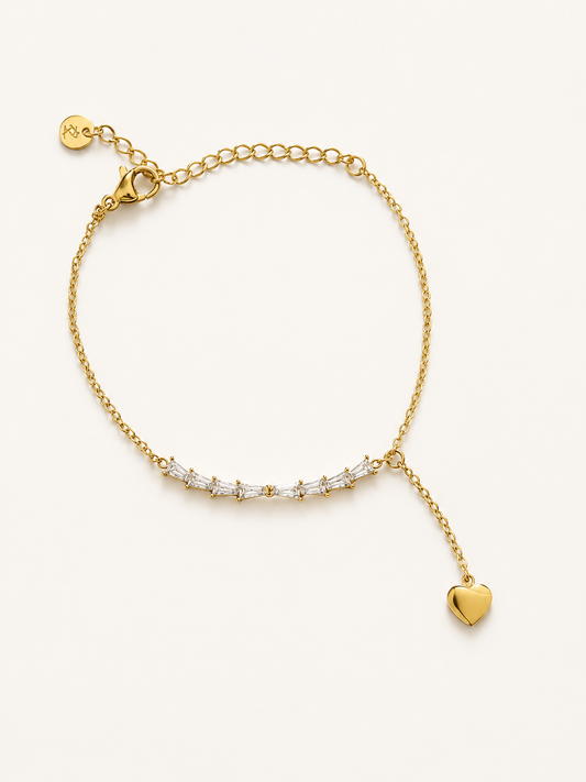 Heart Drop Bracelet