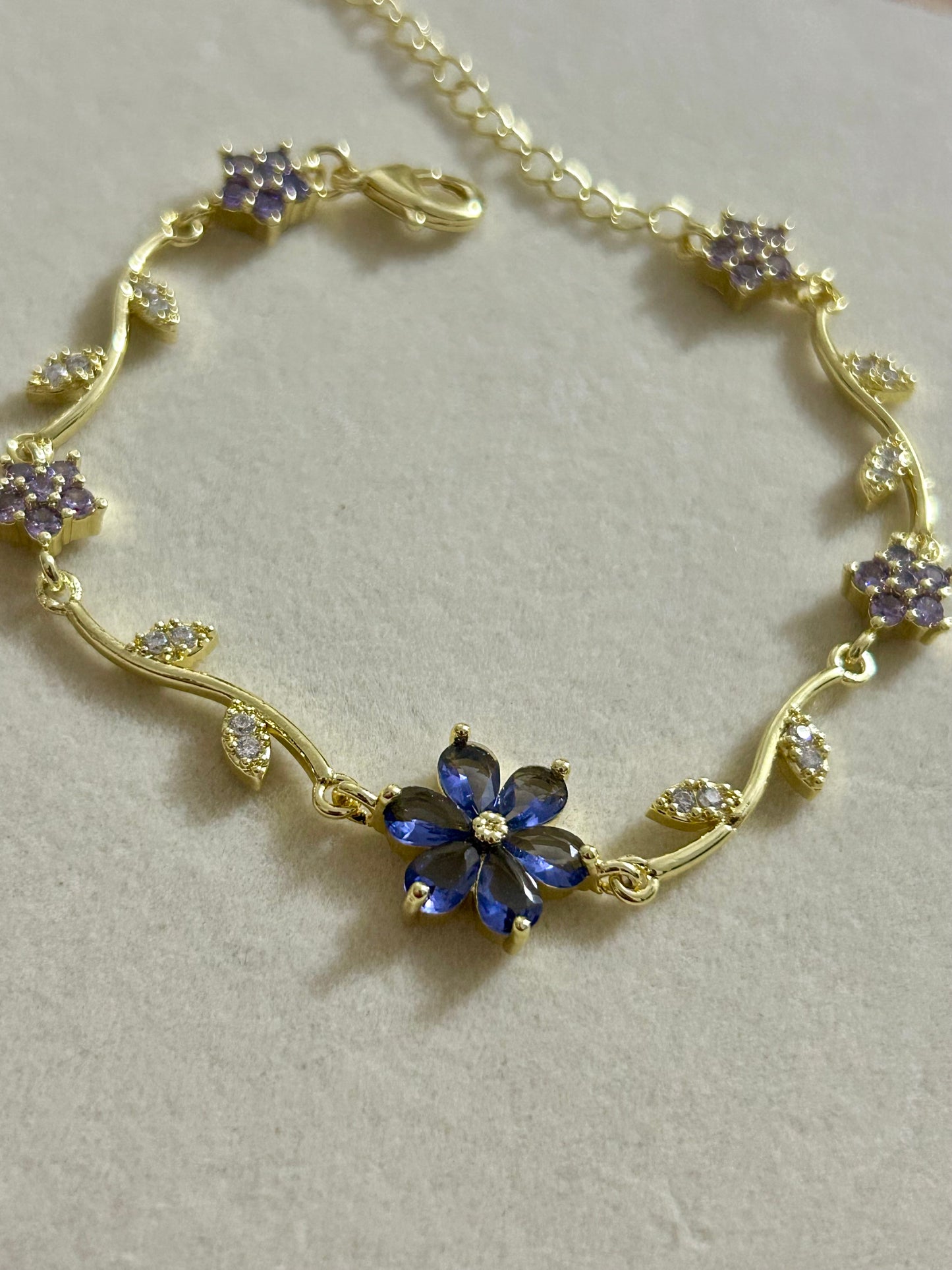 Purple Tulip Bracelet