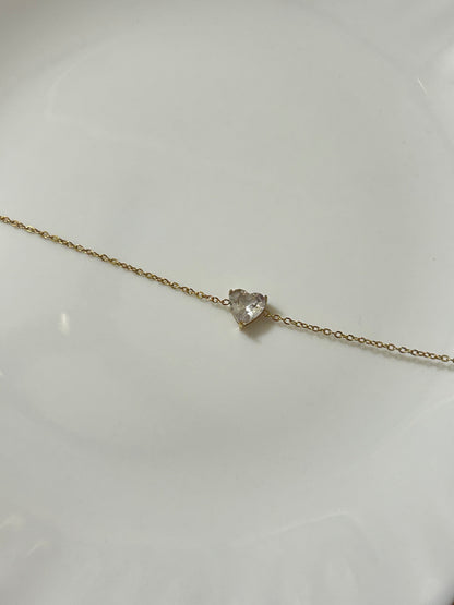 Heart Diamond Bracelet