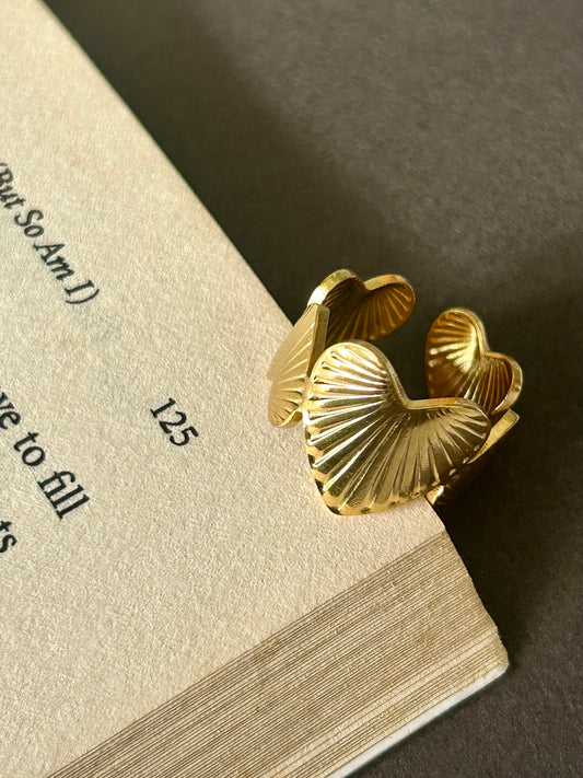 Hearts Band Ring