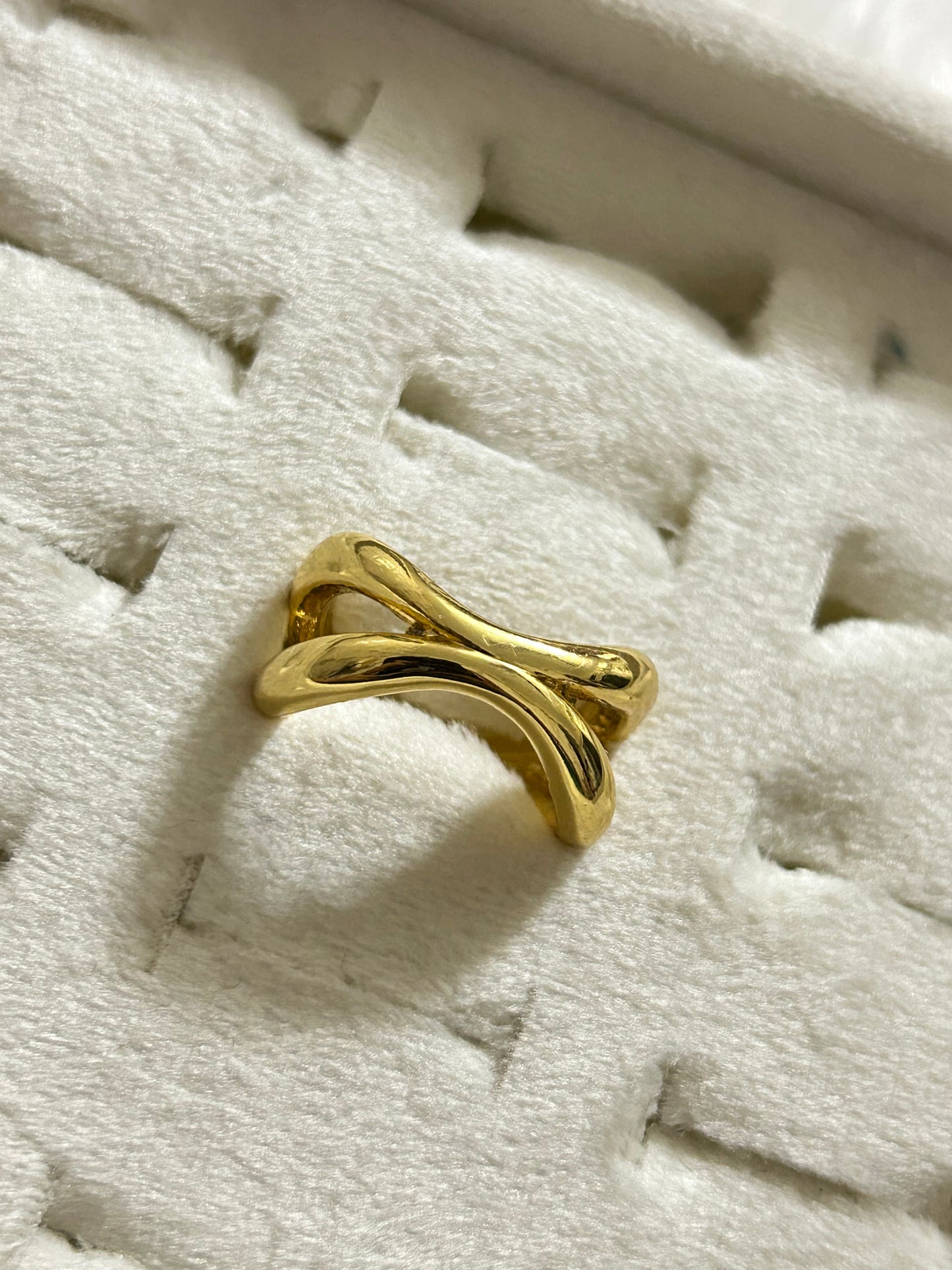 Fluid Curve Ring