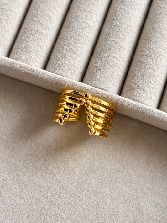 Golden Rhythm Ring