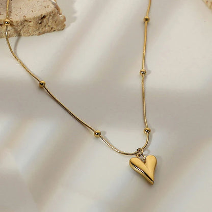 Gold-Plated Anti Tarnish Heart themed Pendant