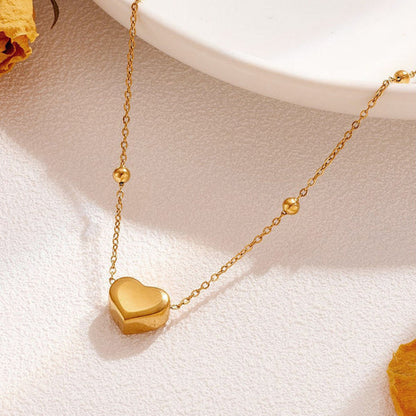 Delicate Heart Theme Necklace