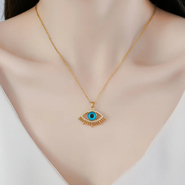 Evil Eye Themed Necklace