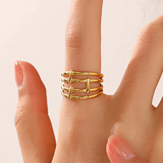 Contemporary Adjustable Finger Ring
