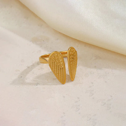Wings of Hope Themed Adjustable Ring