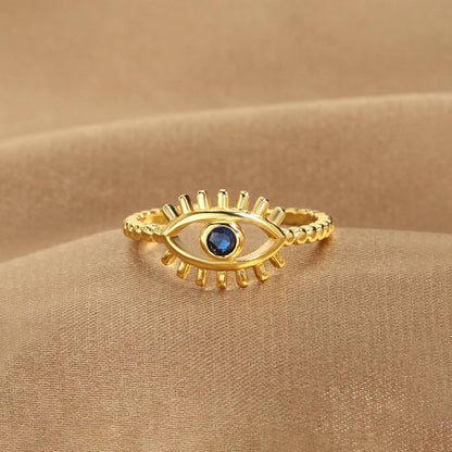 Dainty Evil Eye Ring