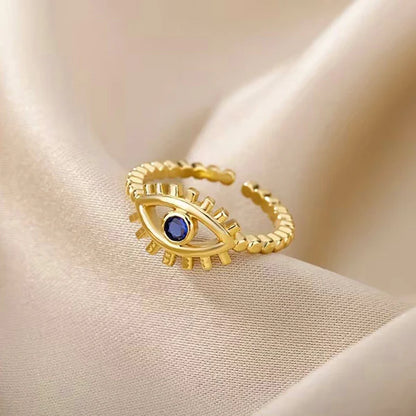 Dainty Evil Eye Ring