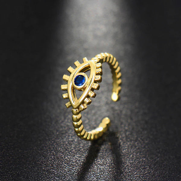 Dainty Evil Eye Ring