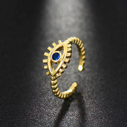 Dainty Evil Eye Ring