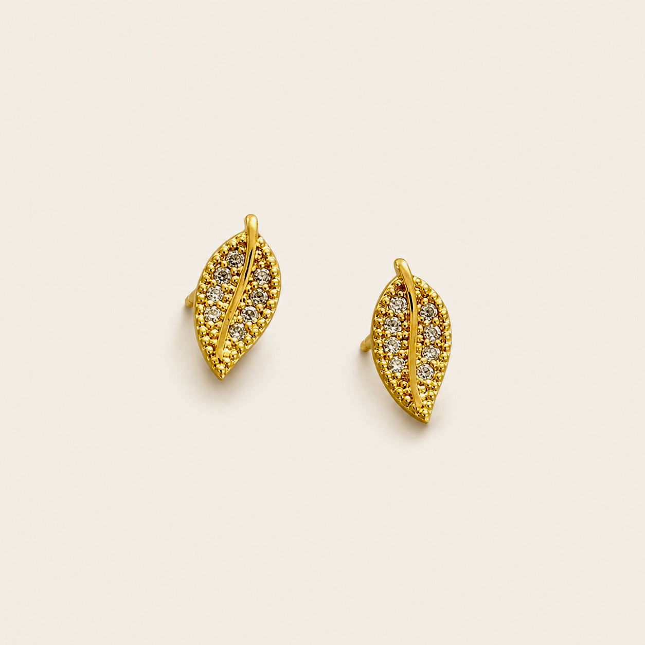 Dainty Leaf Studs