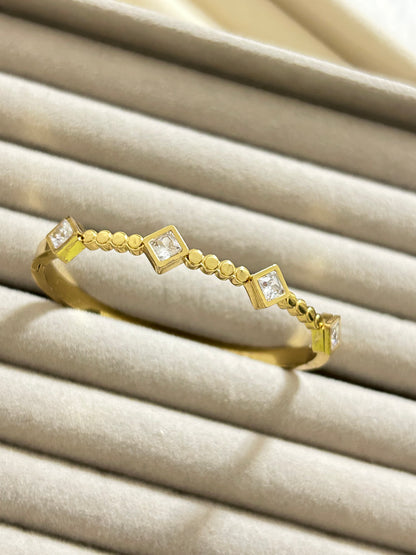 White Diamond Baby Bracelet(Thin Wrist)