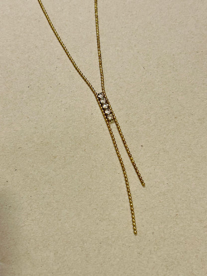 Diamonds Lariat Necklace