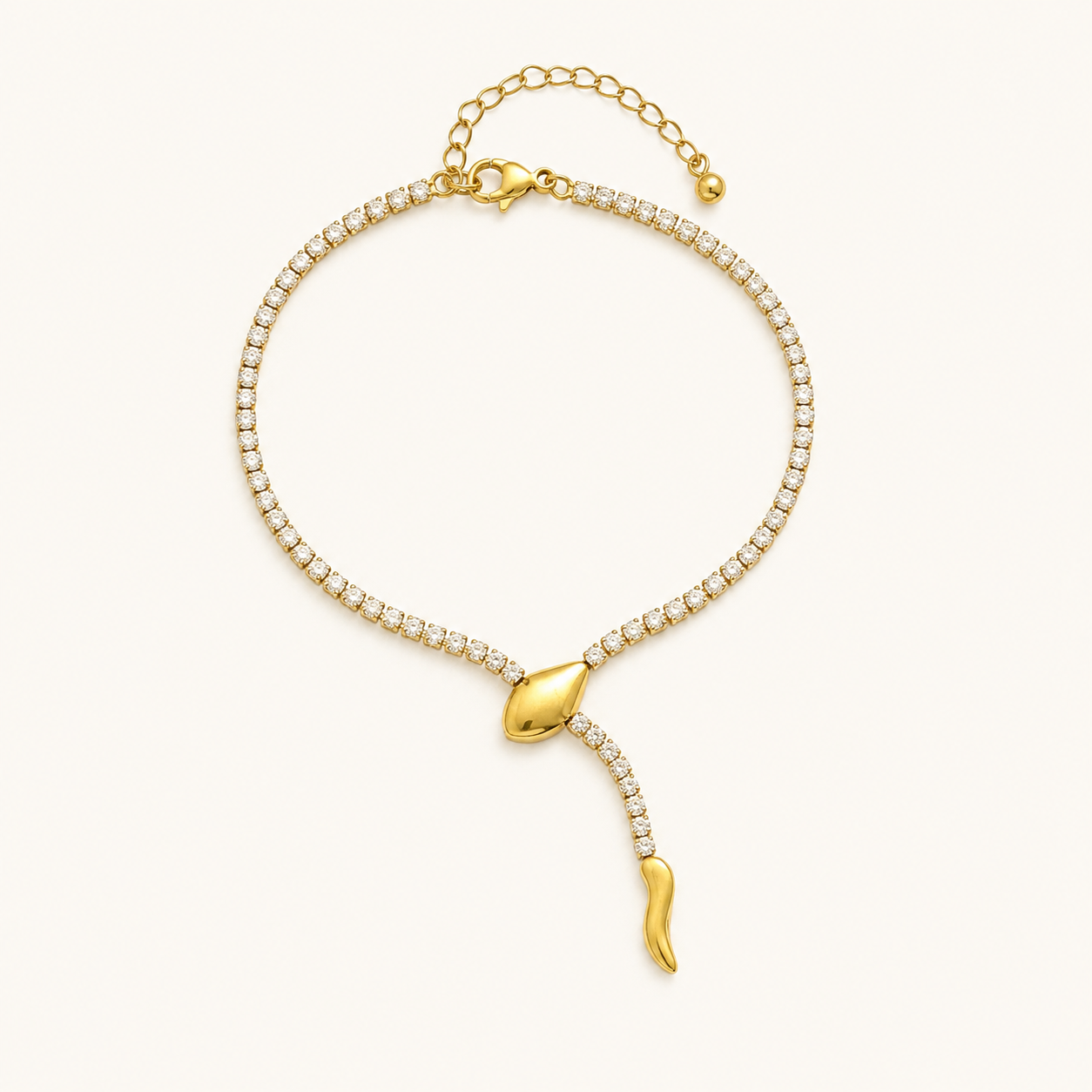 Snake Tennis Bracelet
