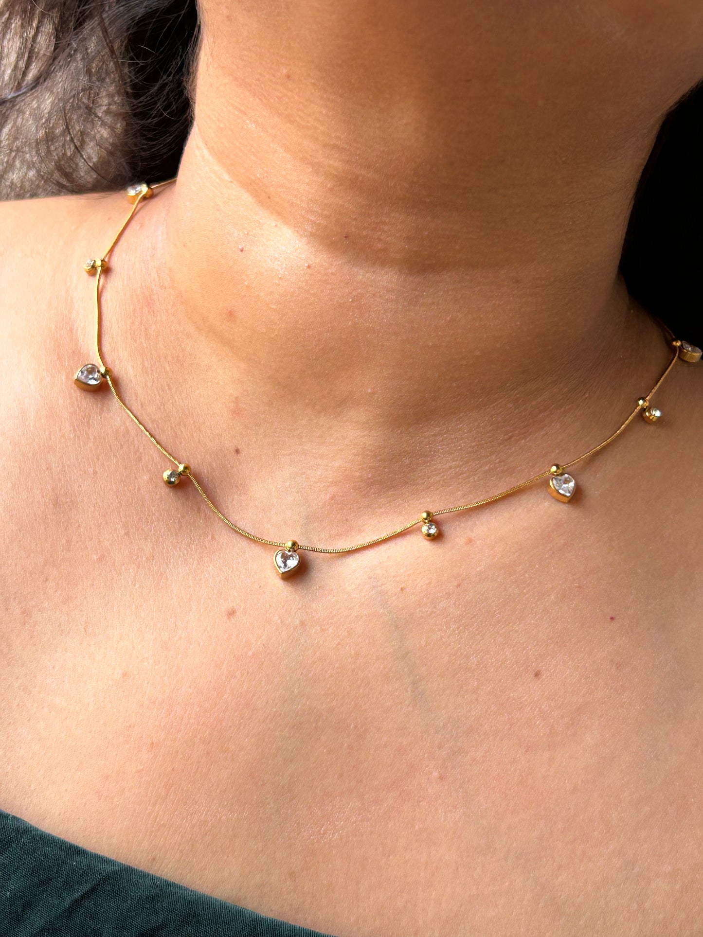 Diamonds Layered Necklace
