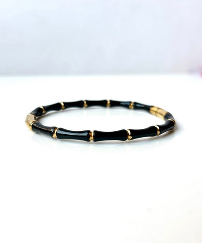 Black Bamboo Bracelet(Thin Wrist)