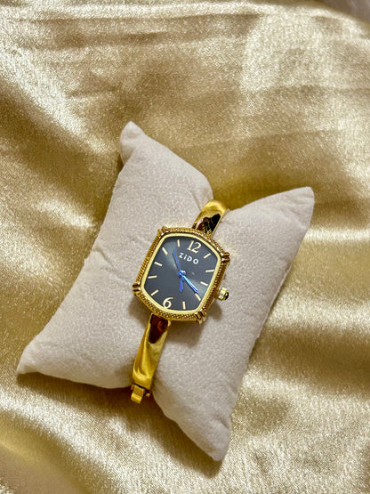 Cushion Kada Style Watch(Black Dial)