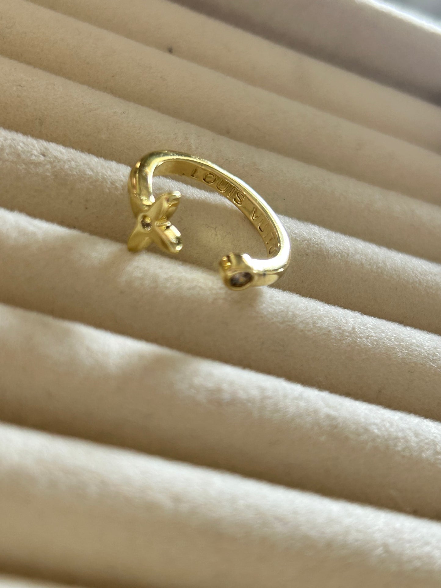 Louis Vuitton Engraved Ring