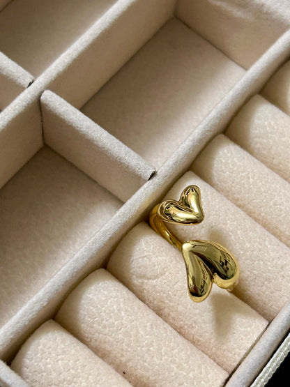 Melted Hearts Ring