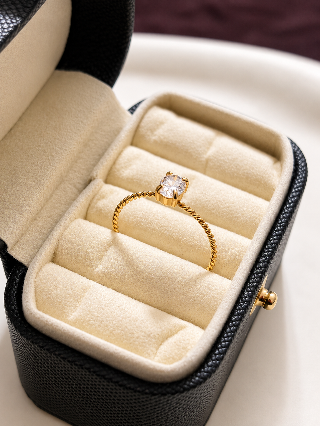 Evelyn Solitaire Ring