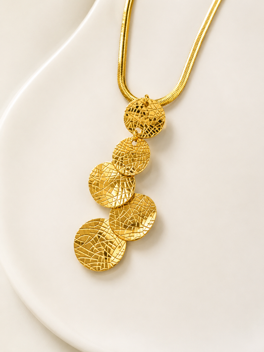 Golden Cascade Necklace