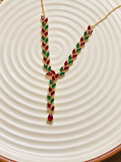 Maroon & Green Combo Set