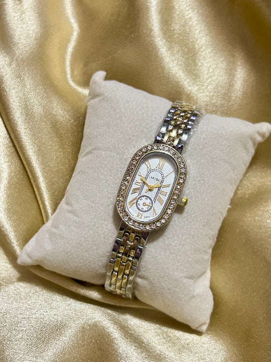 Dual Tone Vintage Watch