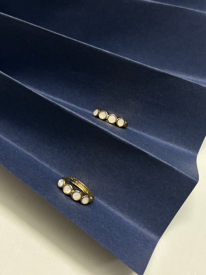 White Enamel Hoops