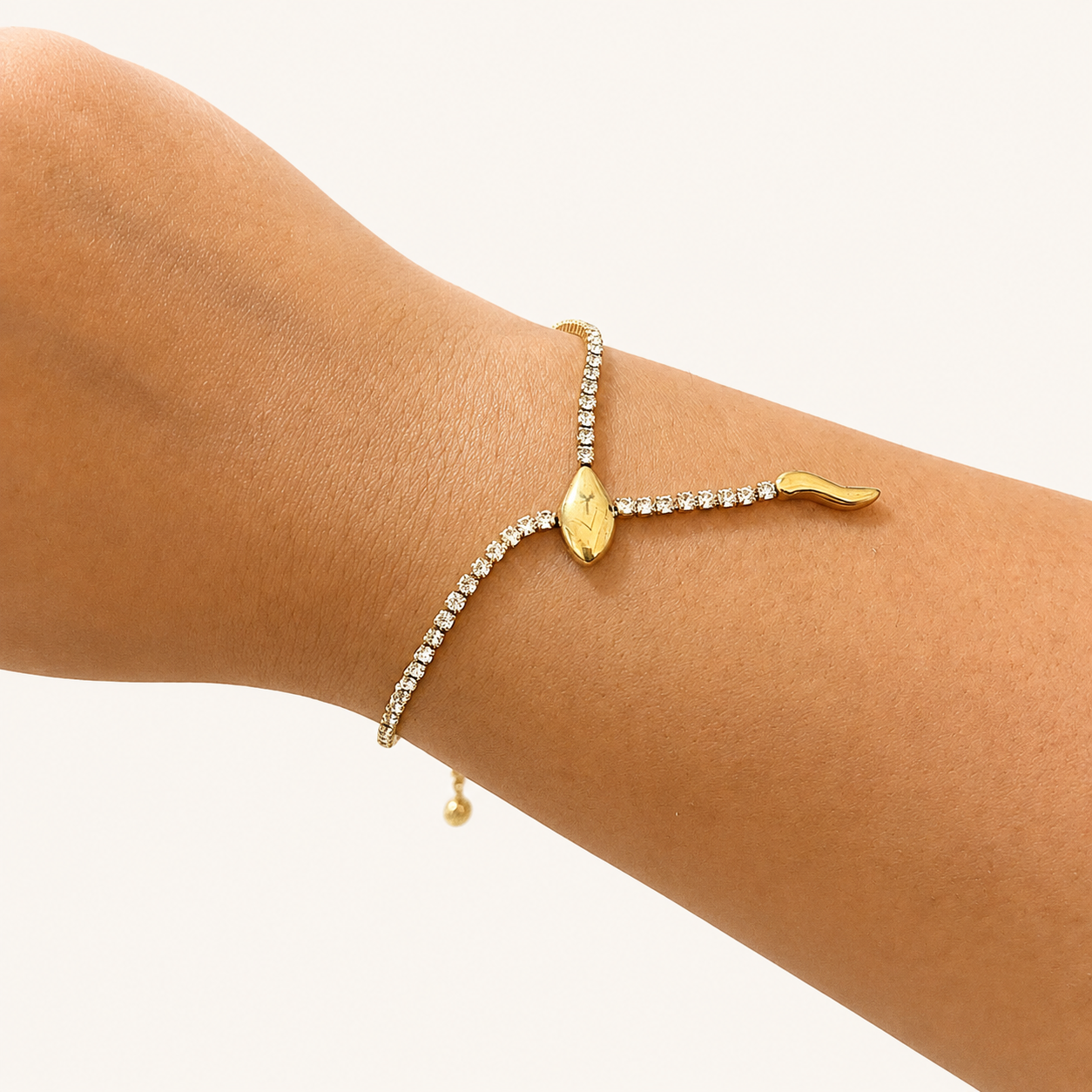 Snake Tennis Bracelet