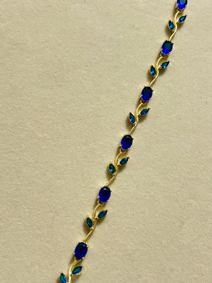 Blue Tulip Bracelet