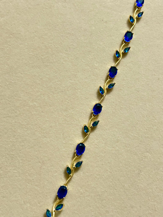 Blue Tulip Bracelet