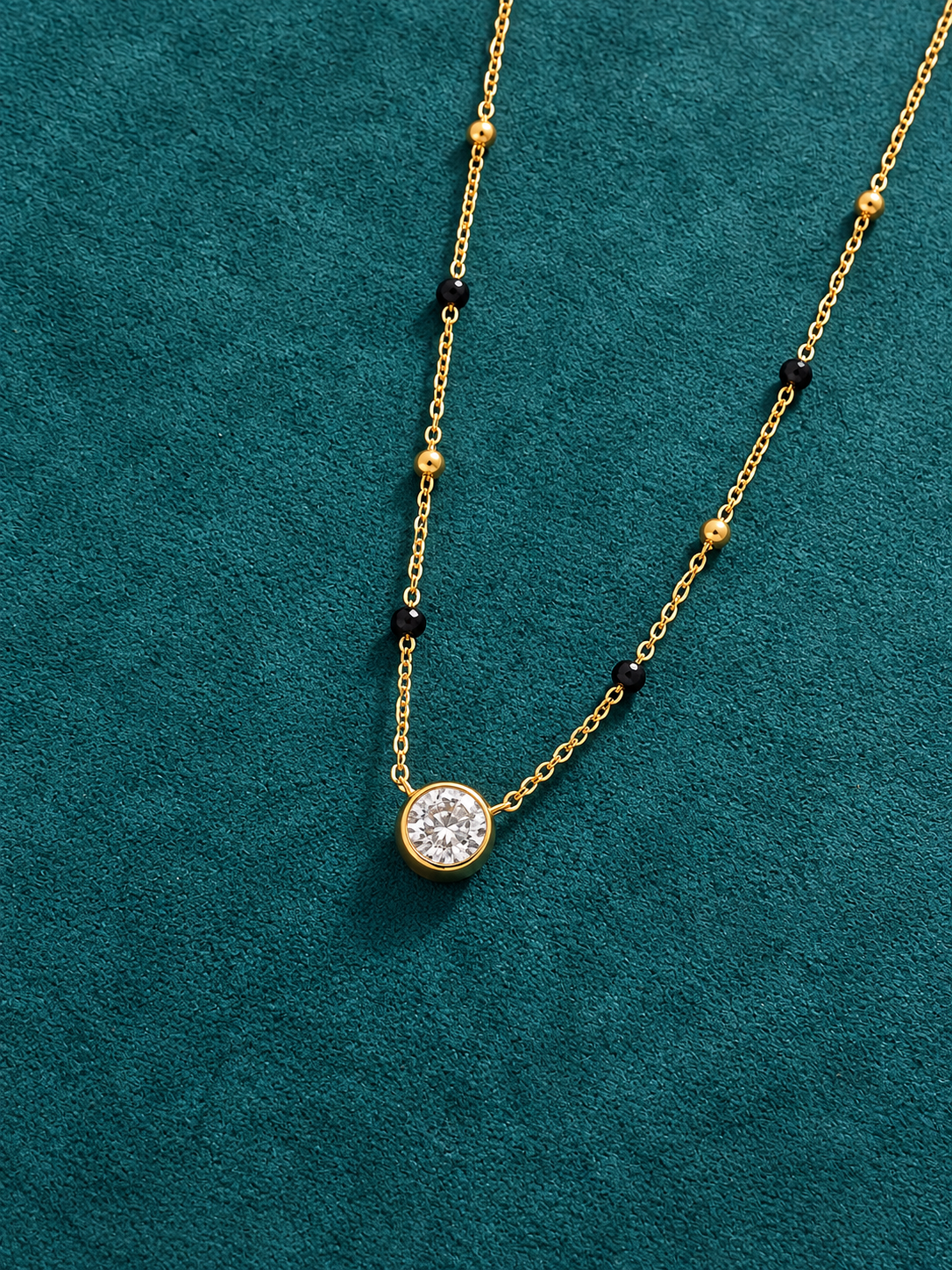 Solitaire Glow Mangalsutra