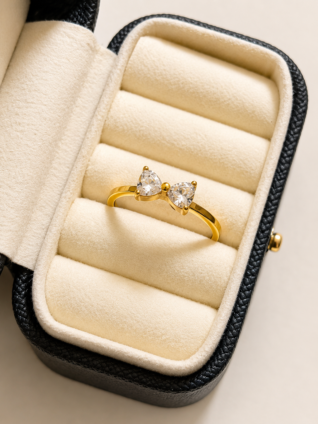Bow Diamond Ring