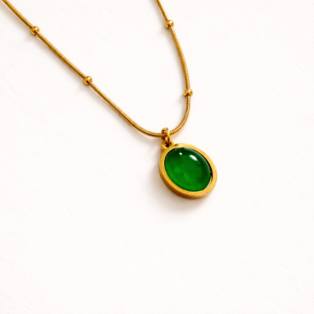 Green Stone Necklace