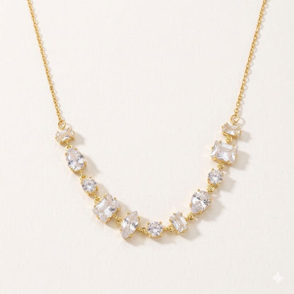 Crushed Diamond Necklacw