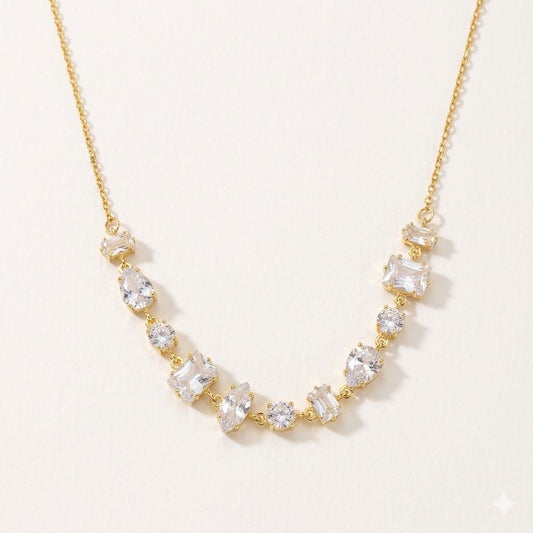 Crushed Diamond Necklacw