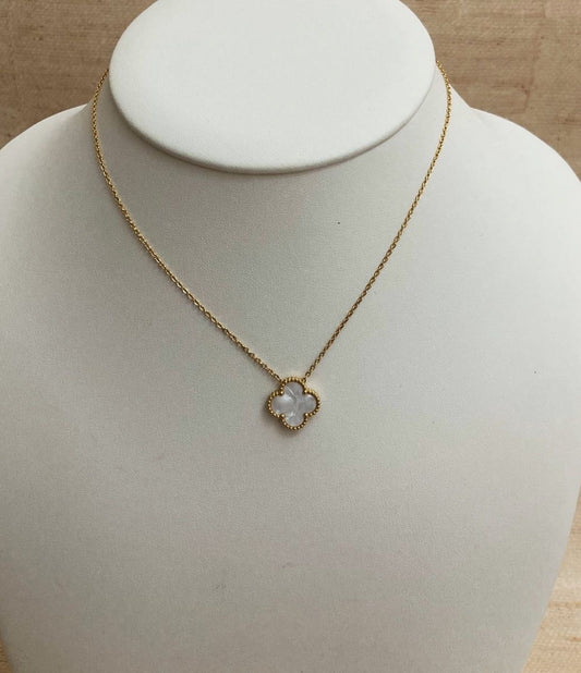 White Clover Necklace