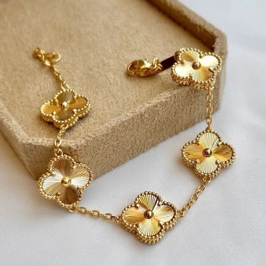Golden Clover Bracelet