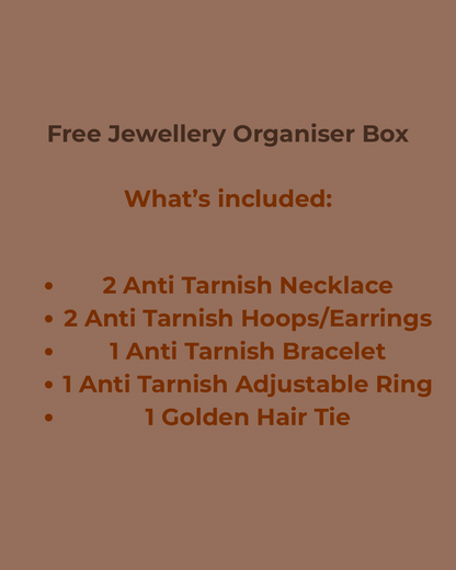 Anti-tarnish Jewelry Gift Box - Free Organiser (6 items)