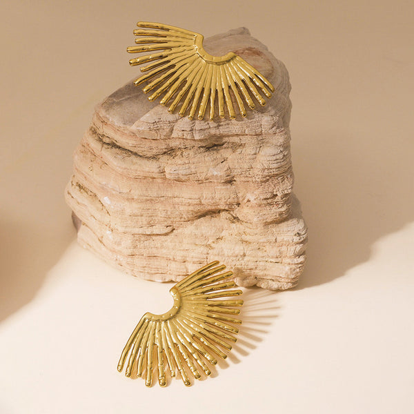Half Sun Ray Earrings