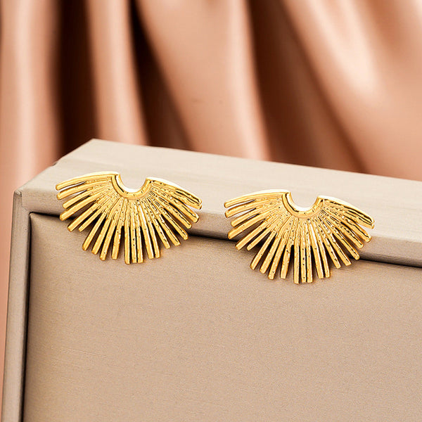 Half Sun Ray Earrings