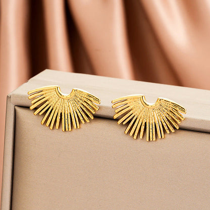 Half Sun Ray Earrings