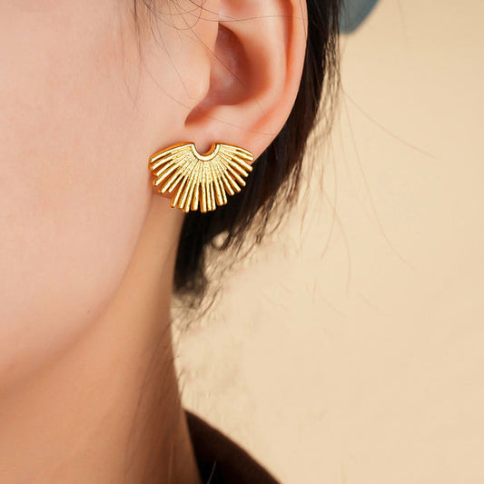 Half Sun Ray Earrings